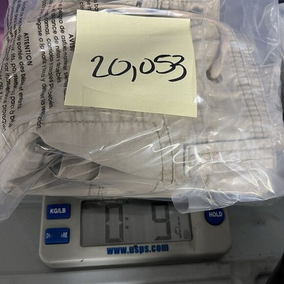 LOFT Womens Cotton Utility Shorts Beige Summer Classic Tie Hem Zip Up Size 8 - Picture 10 of 10